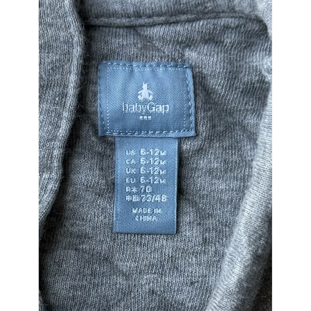 Gap Baby Girls Sweater Dress Grey, White Size: 6-12 Mo - Picture 2 of 5